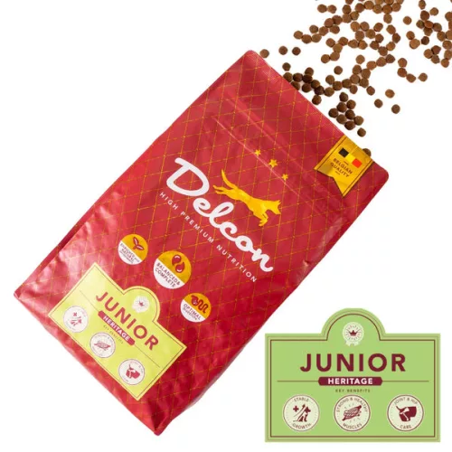 Delcon Junior Prémium kutyatáp fiatal kutyáknak 12 kg