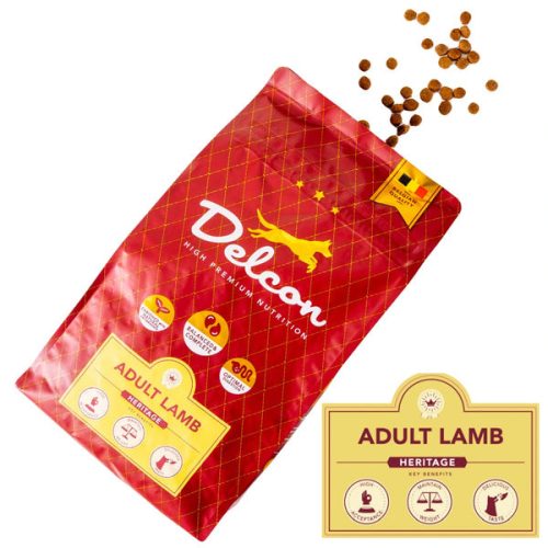 Delcon Regular Lamb Prémium kutyatáp felnőtt kutyáknak bárány 12 kg