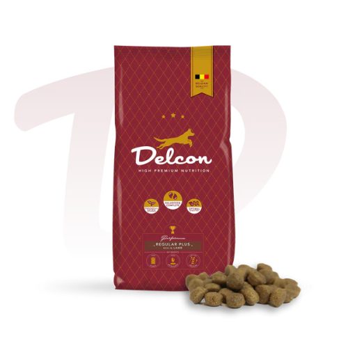 Delcon Regular Plus Lamb Prémium kutyatáp aktív kutya bárány 12 kg