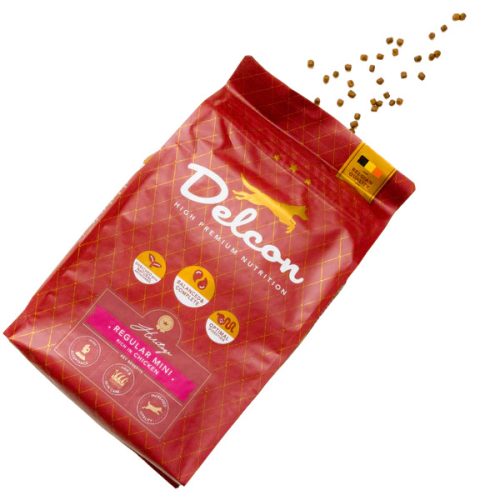 Delcon Regular Mini Chicken Prémium kutyatáp kistestű felnőtt 12 kg