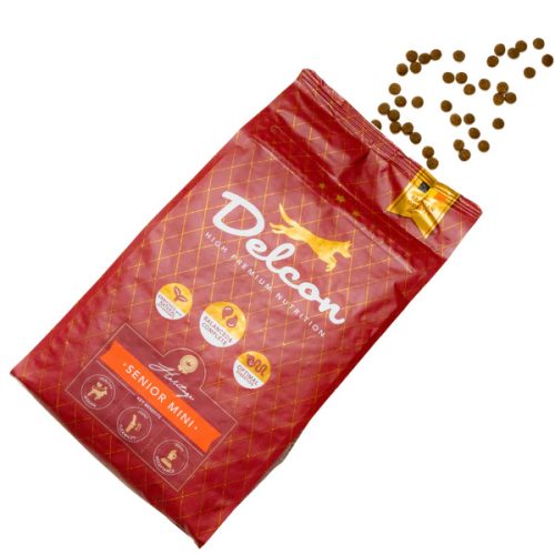 Delcon Senior Mini Prémium kutyatáp kistestű idős kutyáknak 1,5 kg