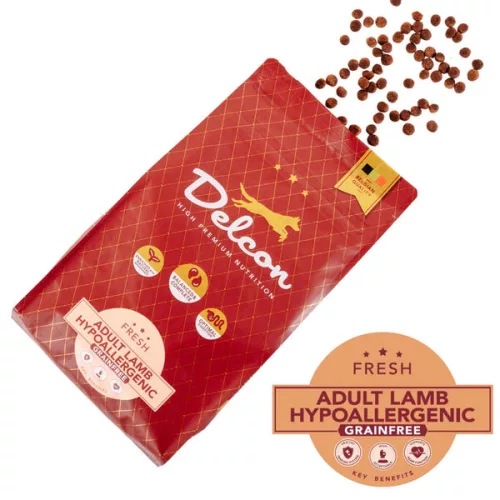 Delcon Lamb Hypoallergén Csirkementes Monoprotein kutyatáp 10 kg