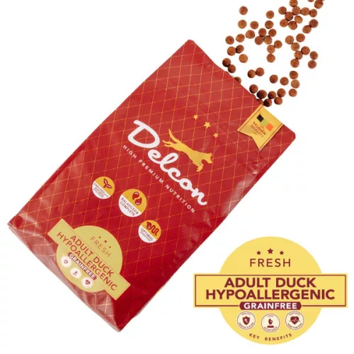 Delcon Duck Hypoallergén Csirkementes Monoprotein kutyatáp 10 kg