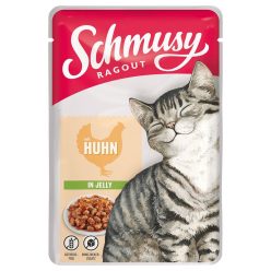   Schmusy Ragout csirke aszpikban alutasakos macskaeledel  100g
