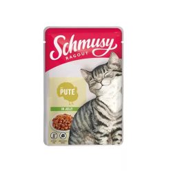   Schmusy Ragout pulyka aszpikban alutasakos macskaeledel 100 g