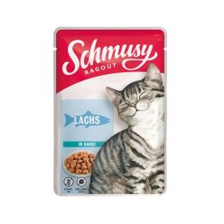   Schmusy Ragout lazac mártásban alutasakos macska eledel 100 g