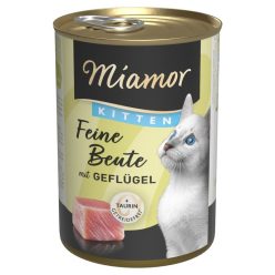   Miamor Feine Beute Kitten Poultry Baromfi kölyök cicáknak 400 g