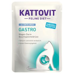   Kattovit Gastro alutasakos kacsa rizs emésztési problémákra 85 g