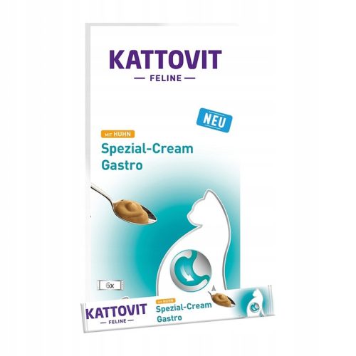 Kattovit Gastro krém tyúkos emésztési problémákra 6x15 g