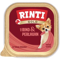Rinti Gold mit Rind&Perlhuhn mini 100g marha, gyöngytyúk