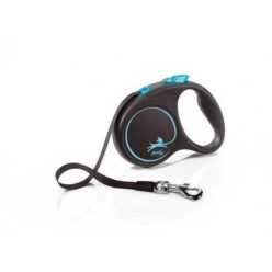   Flexi Black Design "S" kék szalagos automata póráz 5m