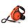 Flexi Xtreme "S" black/orange szalagos automata póráz 5m max:20kg
