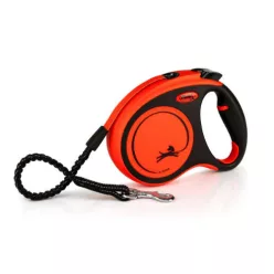  Flexi Xtreme "M" black/orange szalagos automata póráz 5m max:35kg