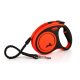 Flexi Xtreme "M" black/orange szalagos automata póráz 5m max:35kg