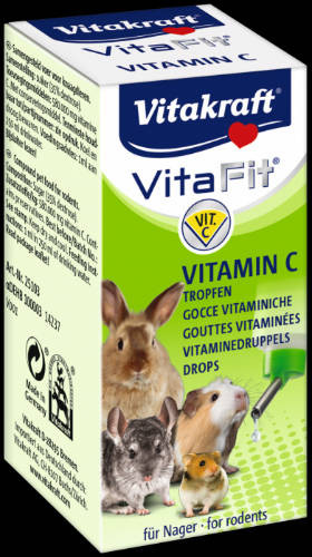 Vitakraft VitaFit C-vitamin csepp kiegészítő eleség rágcsálóknak 10ml