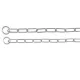 Trixie Semi-Choke Chain félfojtó lánc hosszúszemű 55cm/4mm