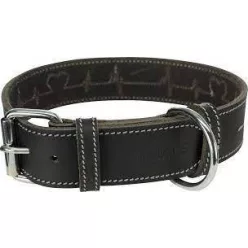 rixie Greased Leather Collar - bőr nyakörv L 47-55cm/40mm
