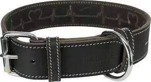 Trixie Greased Leather Collar - bőr nyakörv L-XL 55-65cm/40mm