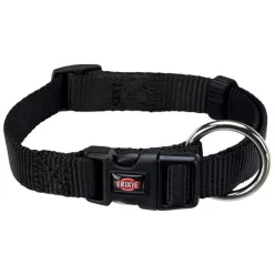 Trixie prémium nyakörv fekete L-LX 40-65cm/25mm