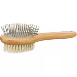 Trixie Brush double sided kétoldalas kefe bambusz 6x22cm