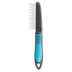   Trixie Coat Untangler Combi Kombinált bontófésű türkizkék-fekete