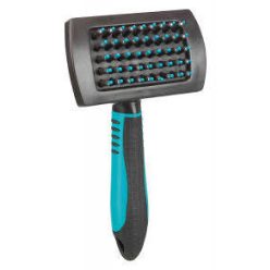   Trixie Care Brush - kefe (türkiz) macskák részére (10x17cm)