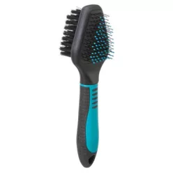   Trixie Brush double sided kefe dupla oldallal kutyák részére 6x19 cm