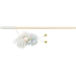   Trixie Play Rod with Wool Balls  játék peca macskák részére 34cm