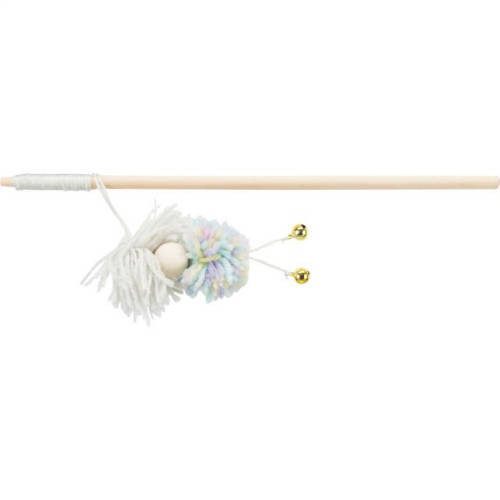Trixie Play Rod with Wool Balls  játék peca macskák részére 34cm
