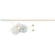 Trixie Play Rod with Wool Balls  játék peca macskák részére 34cm