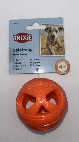 Trixie Honeycomb labda játék TPE 6cm narancs