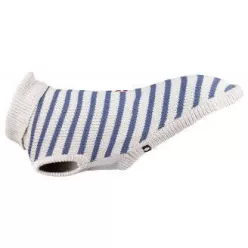   Trixie Milton Dog Pullover - pulóver szürke/kék kutyák részére XS