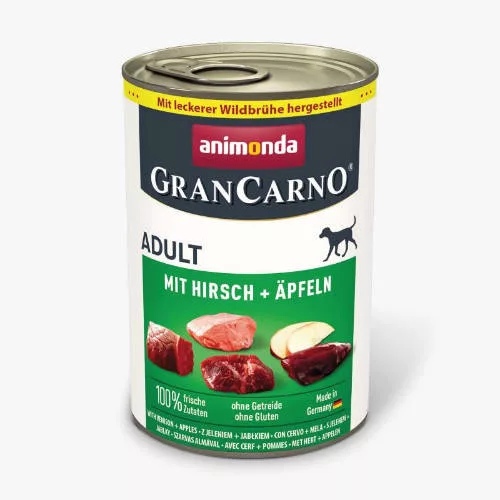 Animonda GranCarno beef-deer with apple Adult marha szarvas alma 400gr