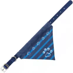   Premium Collar with Neckerchief - nyakörv kendővel - indigókék S-M