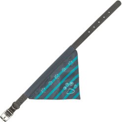 Trixie nyakörv kendővel szürke m 37-47cm/20mm