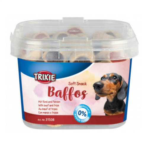Trixie Jutalomfalat Soft Snack Baffos Vödrös 140gr