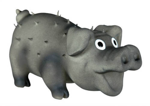 Trixie Bristle Pig latex játék sörtés disznó kutyák részére10cm