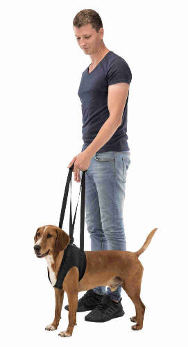 Trixie Walking Aid - Sétáltatást segítő kutyahám  fekete L 65-75c