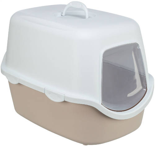 Trixie Vico Cat Litter Tray Fedeles macska WC mályva/fehér 40x40x56CM