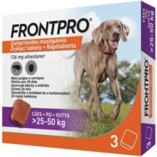 Frontpro 136 mg rágótabletta 25-50 kg 3X