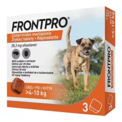 Frontpro 28 mg rágótabletta 4-10 kg 3X