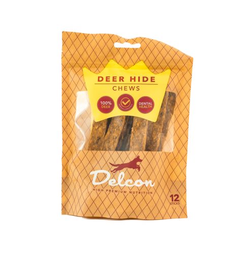 Delcon Deer Hide Chew Hypoallergén Szarvasbőr fogtisztító kutyáknak