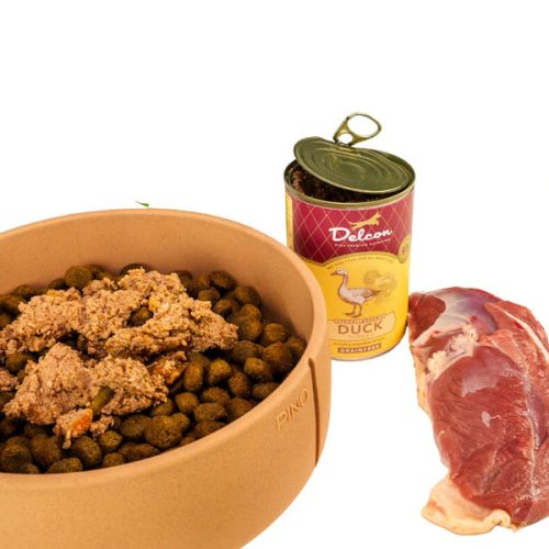 Delcon Hypoallergén prémium kutyakonzerv kacsa pulyka 395 g