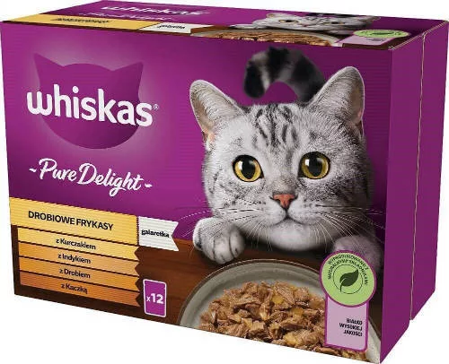 Whiskas Pure Delight Adult Nedves eledel csirke kacsa baromfi pulyka