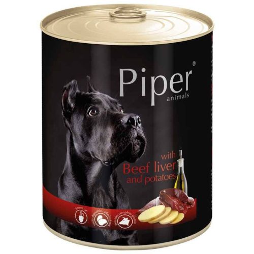 Piper adult  beef liver 800gr kutya konzerv