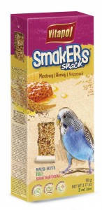 Vitapol smakers snack honey papagájoknak 90g