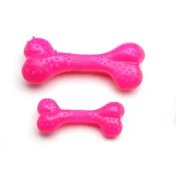   Comfy Pink Dental Bone - fogtisztítós játék csont kutyák részére