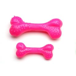   Comfy Pink Dental Bone - fogtisztítós játék csont kutyák részére