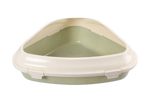 Comfy macska sarok wc 52x38x18cm oliva/bézs szín