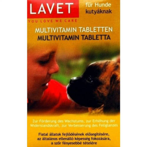 LAVET MULTIVITAMIN TABLETTA 50DB KUTYA
